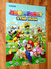 Mario Party Star Rush / Paper Mario Color Splash pôster raro Wii U Nintendo 3DS comprar usado  Enviando para Brazil