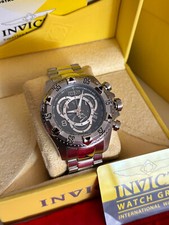 Invicta Reserve Excursion Touring relógio masculino mostrador preto 6524 52mm fabricado na Suíça, usado comprar usado  Enviando para Brazil