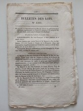 Bulletin lois 1301 d'occasion  Marseille IX