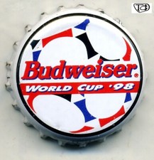 Chapa cerveza BUDWEISER DAMM World Cup'98 kronkorken tappi bottle cap capsule comprar usado  Enviando para Brazil