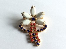 Broche pierres verre d'occasion  Carcassonne