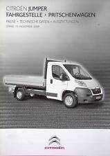 269933) Citroen Jumper Fahrgestelle - Preise & Extras - Prospekt 11/2009, usado comprar usado  Enviando para Brazil