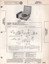 Phonola - Model TK-134 - Phono Player - Original Service Manual - 1950, usado segunda mano  Embacar hacia Argentina