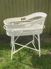 vintage wicker moses basket for sale vintage wicker moses basket for sale NORTHAMPTON
