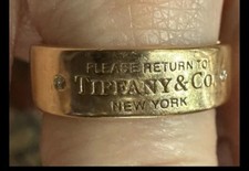 Anello tiffany rose usato  Bologna