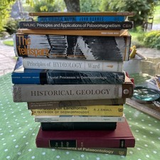 Geology books x14. for sale  SETTLE