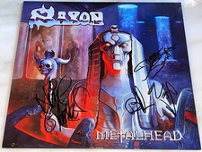 SAXON Metalhead RARE FULLY SIGNED ORIGINAL 2016 VINYL LP AUTOGRAPHED BY 4 NWOBHM comprar usado  Enviando para Brazil
