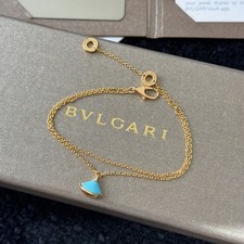 Pulseira clássica Bulgari ouro rosa turquesa comprar usado  Enviando para Brazil
