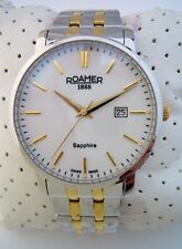 RELÓGIO ROAMER MASCULINO LINHA CLÁSSICA SAFIRA 709856 AÇO INOXIDÁVEL SUÍÇO GENUÍNO comprar usado  Enviando para Brazil