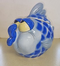 Ceramic fish canister for sale  Laguna Hills