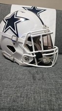 Usado, Capacete de velocidade Dallas Cowboys autêntico Ridell branco alternativo com viseira de fumaça comprar usado  Enviando para Brazil