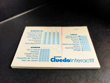 Cluedo interactif carnet d'occasion  Rue
