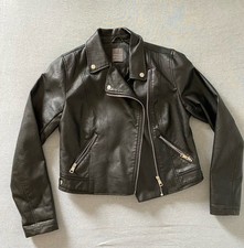 Lederjacke schwarz vintage gebraucht kaufen  Gäufelden