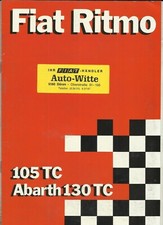 Prospekt fiat ritmo gebraucht kaufen  Recklinghausen