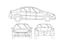 Photo blueprint chrysler for sale  UK