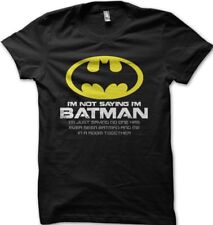 Camiseta masculina engraçada de super-herói Im Not Saying I'm Batman presente de aniversário para papai Z9136 comprar usado  Enviando para Brazil