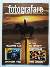 Fotografare settembre 1979 usato  Italia