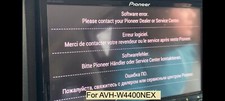 Cartão SD Pioneer AVH-W4400NEX software loop de inicialização correção de erro comprar usado  Enviando para Brazil