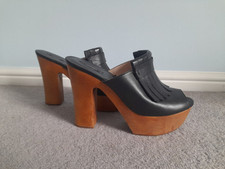 Mango black leather for sale  TUNBRIDGE WELLS