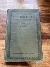 Book english poems for sale  STEVENAGE