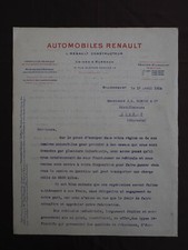 Lettre dactylographiée automo d'occasion  Nérac