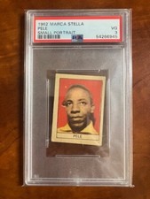 Usado, 1962 Marca Stella Pequeno Retrato Pelé Brasil Brasil Brasil PSA 3 comprar usado  Enviando para Brazil