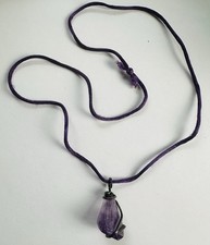 Antigo Colar Boho Envoltório Forjado de Ferro Ametista Roxo Cura Bruxa Cristal Hippie comprar usado  Enviando para Brazil
