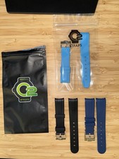 Lote de pulseiras tamanho 3 - 20 mm MoonSwatch Omega Caoutchouc borracha vulcanizada comprar usado  Enviando para Brazil