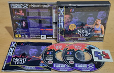 Night Trap 32X para Sega Mega CD 32X raro e completo com adesivo de tatuagem DP em perfeito estado comprar usado  Enviando para Brazil