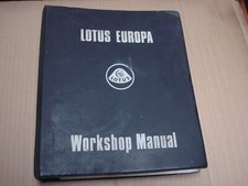 Lotus europa workshop for sale  Point Roberts