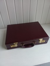 Vintage burgundy leather for sale  SOUTHPORT