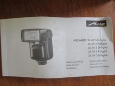 Metz mecablitz shoe for sale  HORSHAM