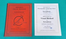 Saxofone Hetzel Método Visual Partitura com Gráfico de Dedos Instrução c1938 comprar usado  Enviando para Brazil