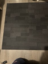 Black carpet tiles for sale  CAMBERLEY