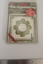 Adesivos florais vintage de azulejo verde comprar usado  Enviando para Brazil