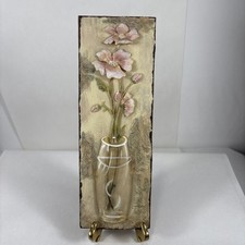 Floral wall plaque for sale  Temecula