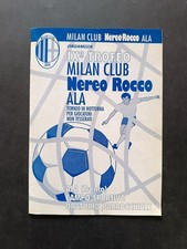Programma trofeo milan usato  Italia