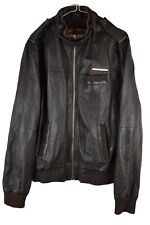 Superdry brown leather for sale  SITTINGBOURNE