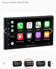 Planet Audio PCPA 975W Double Din Apple CarPlay 6.75" Receptor de Mídia Digital comprar usado  Enviando para Brazil