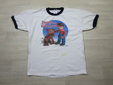 Camiseta Vintage Y2K Davey and Goliath Ringer XL Evangélica Luterana Desenho Animado Anos 00, usado comprar usado  Enviando para Brazil