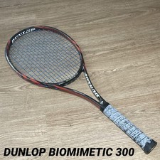 Raquete de tênis Dunlop Biomimetic 300 cordas azuis pretas/vermelhas usadas comprar usado  Enviando para Brazil