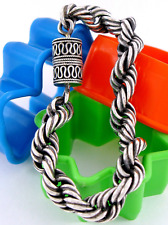 Pulseira de corda Bali de prata esterlina 925 comprar usado  Enviando para Brazil