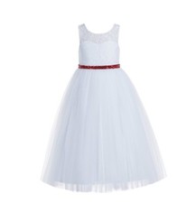 Lace tulle white for sale  Baldwin Park