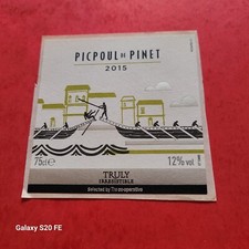 étiquette vin picpoul d'occasion  Maringues