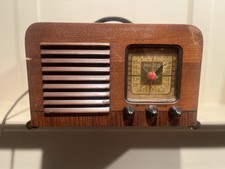 Rádio tubo de mesa vintage funcional PHILCO 40-120 com estojo de madeira comprar usado  Enviando para Brazil