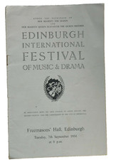 Edinburgh festival vintage for sale  BRISTOL