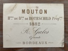 Château mouton rothschild d'occasion  Expédié en Belgium