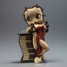 Estatueta vintage Betty Boop resina e madeira piano CD torre 23” prateleiras laterais 2000 Y2K comprar usado  Enviando para Brazil