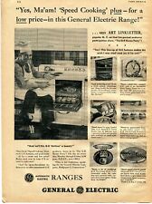 Anúncio impresso de 1948 da General Electric GE Airliner forno elétrico arte linkletter comprar usado  Enviando para Brazil