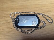 Medical alert personalised for sale  DUNMOW